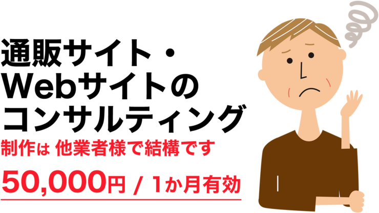 通販サイトのコンサルティング・相談（制作は他業者様で結構です）